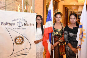 Rotary Pattaya Marina Intronisation Eric