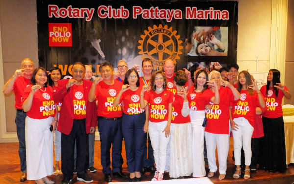 end polio now rotary pattaya marina